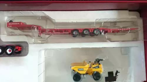 ファーストギア ダンプ重機積載トレーラー ブルドーザー 2セット 1/50